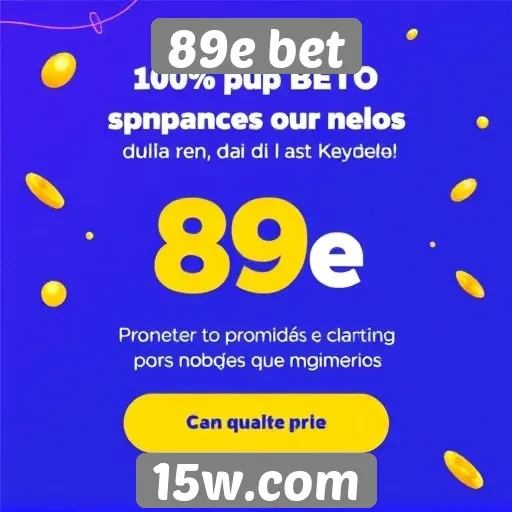 Plataforma 89e bet oferece promoção para novos usuários