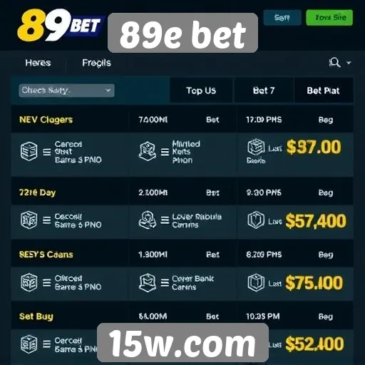 Ofertas promocionais e bônus em 89e bet